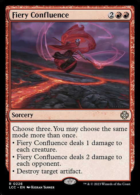 Fiery Confluence - The Lost Caverns of Ixalan Commander Rare Card