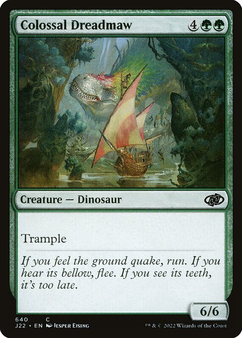Colossal Dreadmaw - Jumpstart 2022 Common Card