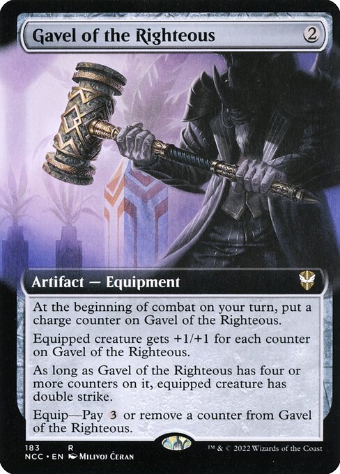 Gavel of the Righteous - New Capenna Commander Rare Card