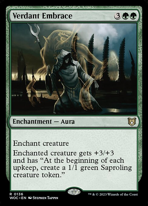Verdant Embrace - Wilds of Eldraine Commander Rare Card
