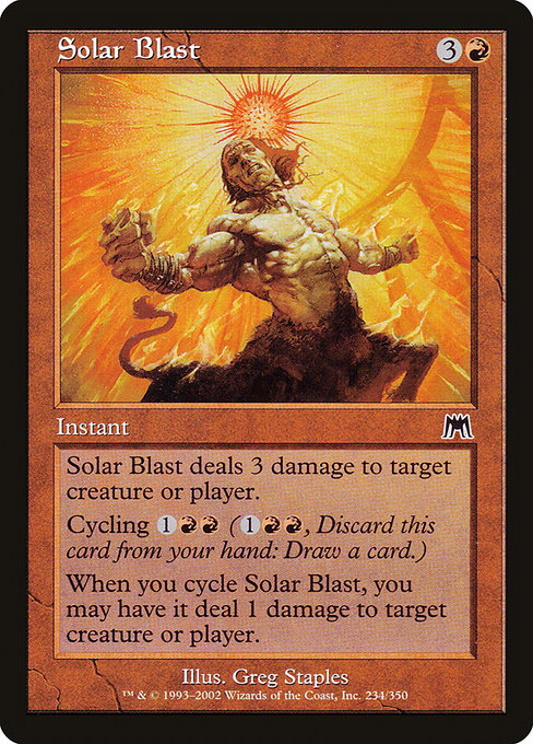 Solar Blast - Onslaught Common Card