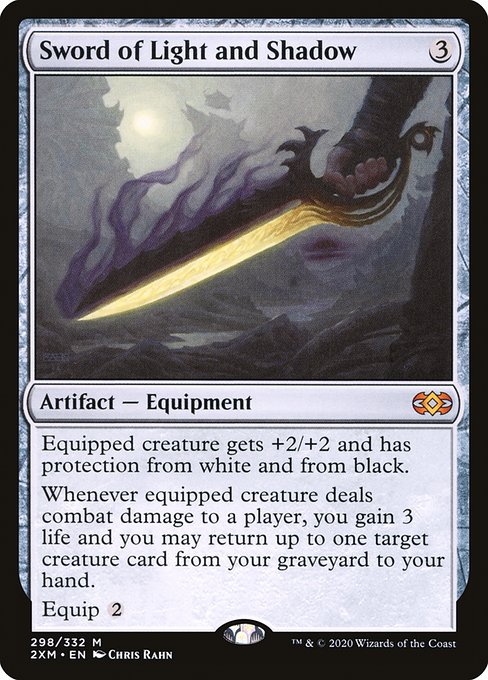 Sword of Light and Shadow - Double Masters Mythic Card