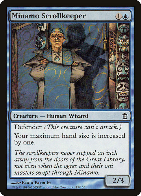 Minamo Scrollkeeper - Saviors of Kamigawa Common Card