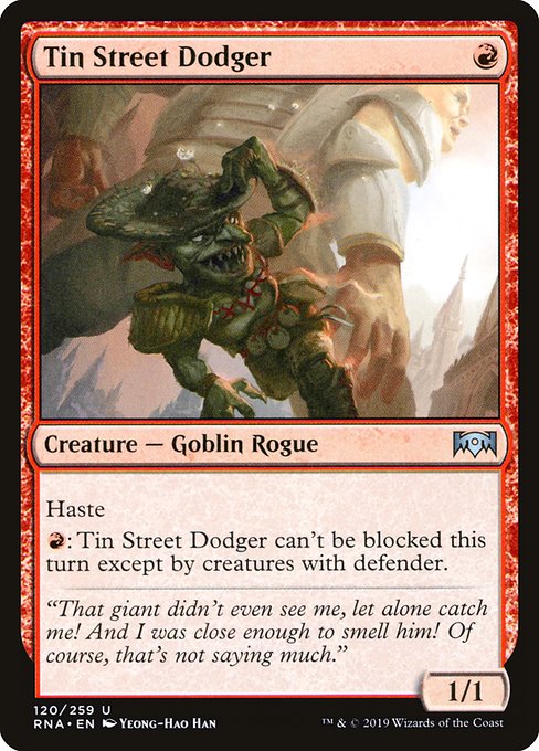Tin Street Dodger - Ravnica Allegiance Uncommon Card