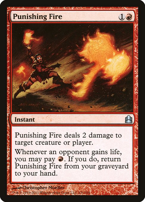 Punishing Fire - Commander 2011 Uncommon Card