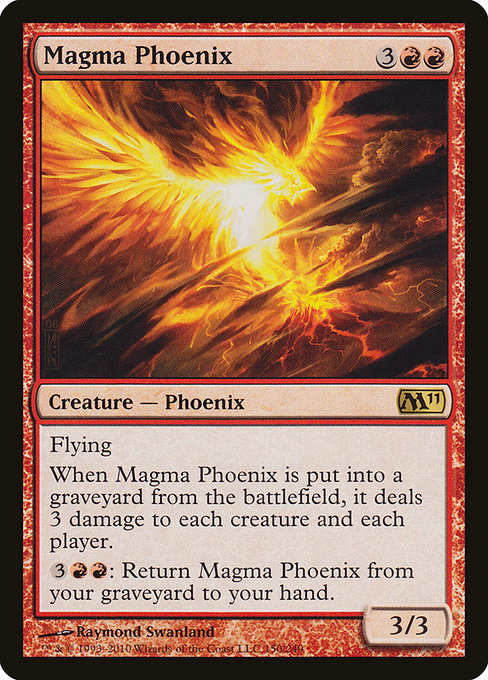 Magma Phoenix - Magic 2011 Rare Card