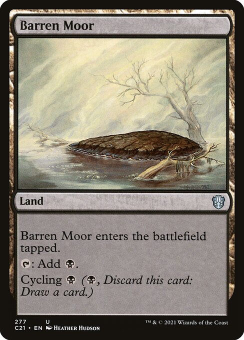 Barren Moor - Commander 2021 Uncommon Card