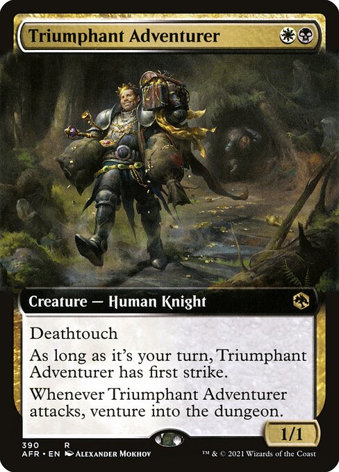 Triumphant Adventurer - Adventures in the Forgotten Realms Rare Card