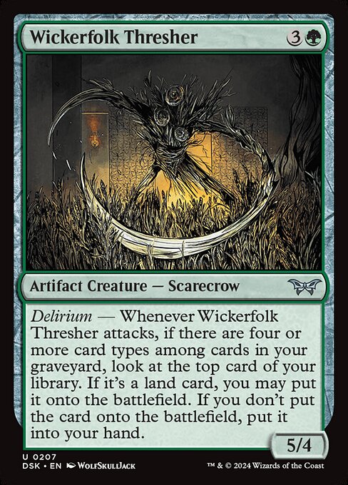 Wickerfolk Thresher - Duskmourn: House of Horror Uncommon Card