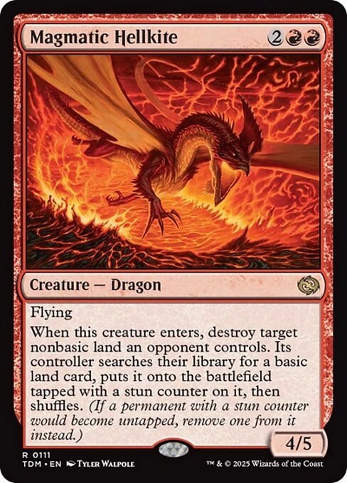 Magmatic Hellkite - Tarkir: Dragonstorm Rare Card