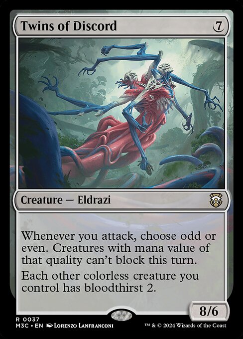 Twins of Discord - Modern Horizons 3 Commander Rare Card