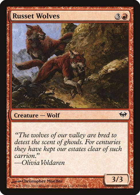 Russet Wolves - Dark Ascension Common Card