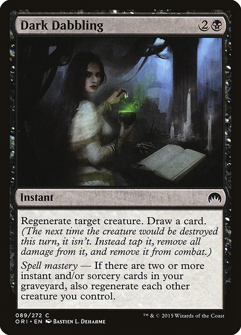 Dark Dabbling - Magic Origins Common Card