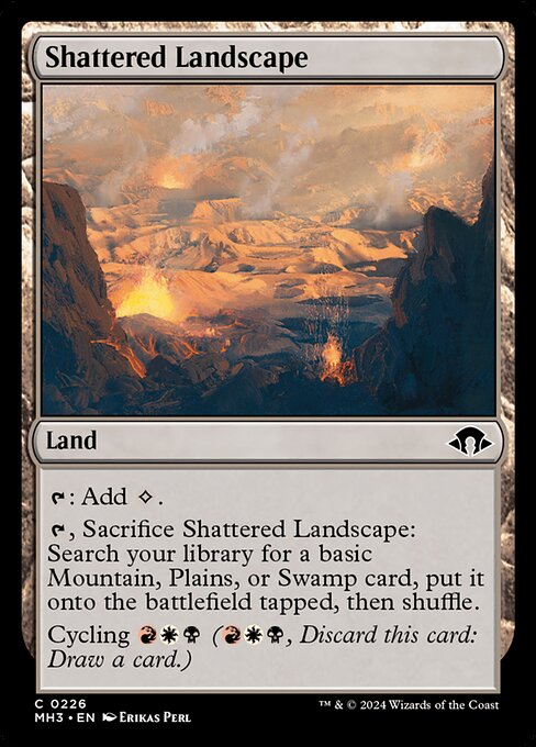 Shattered Landscape - Modern Horizons 3 Common Card