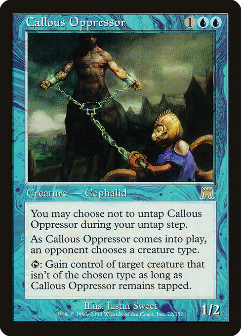 Callous Oppressor - Onslaught Rare Card