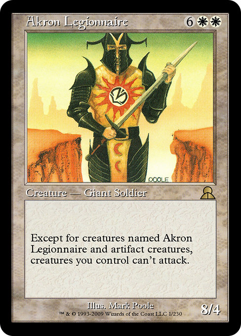 Akron Legionnaire - Masters Edition III Rare Card
