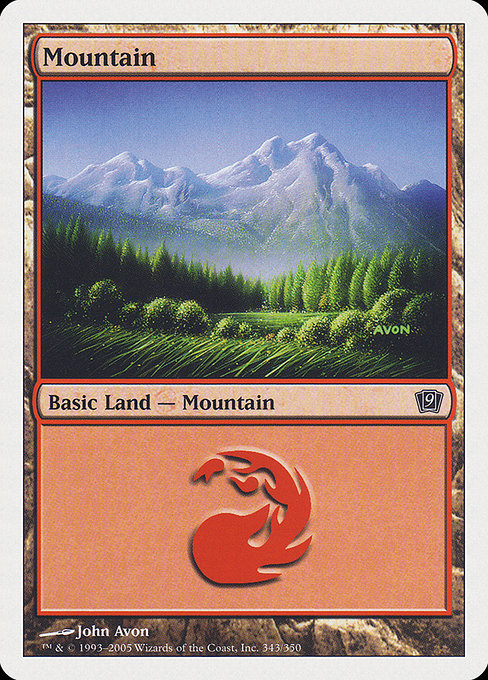 Mountain - Ninth Edition Common Card
