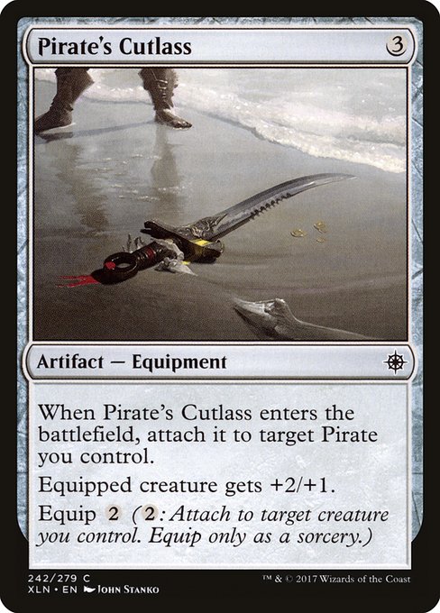 Pirate's Cutlass - Ixalan Common Card