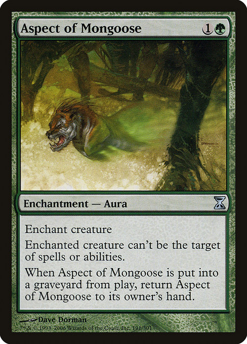 Aspect of Mongoose - Time Spiral Uncommon Card