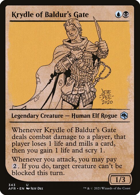 Krydle of Baldur's Gate - Adventures in the Forgotten Realms Uncommon Card