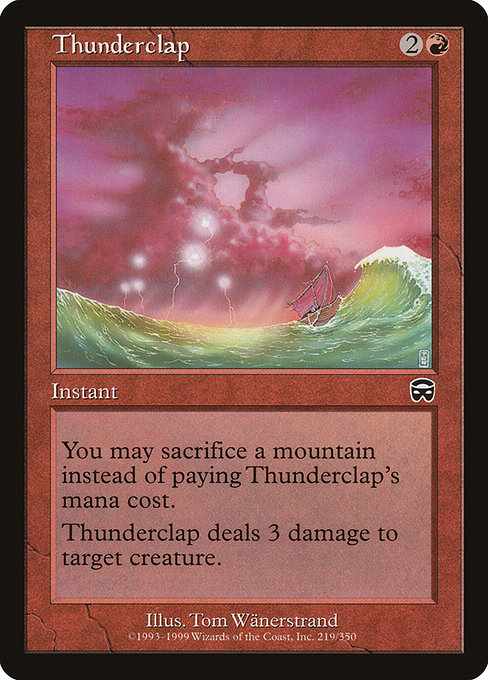 Thunderclap - Mercadian Masques Common Card