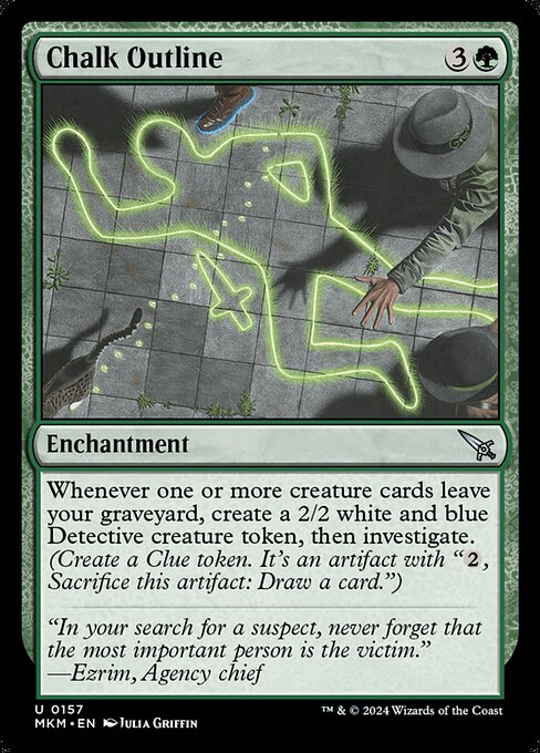 Chalk Outline - Murders at Karlov Manor Uncommon Card