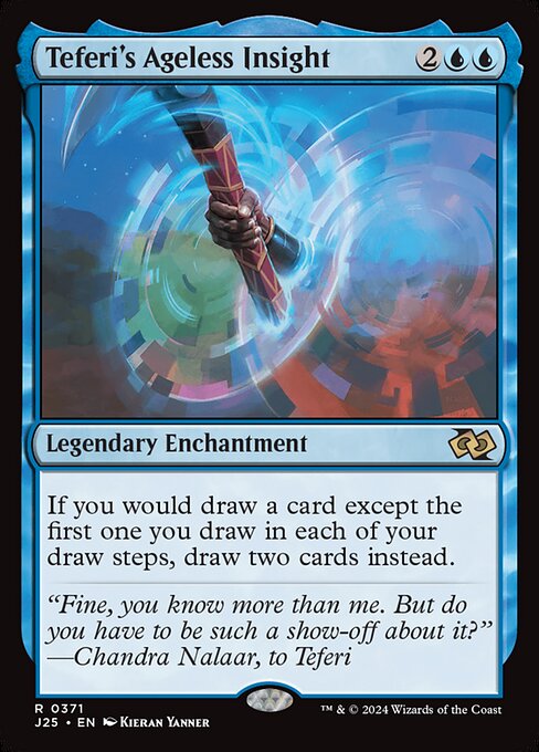 Teferi's Ageless Insight - Foundations Jumpstart Rare Card