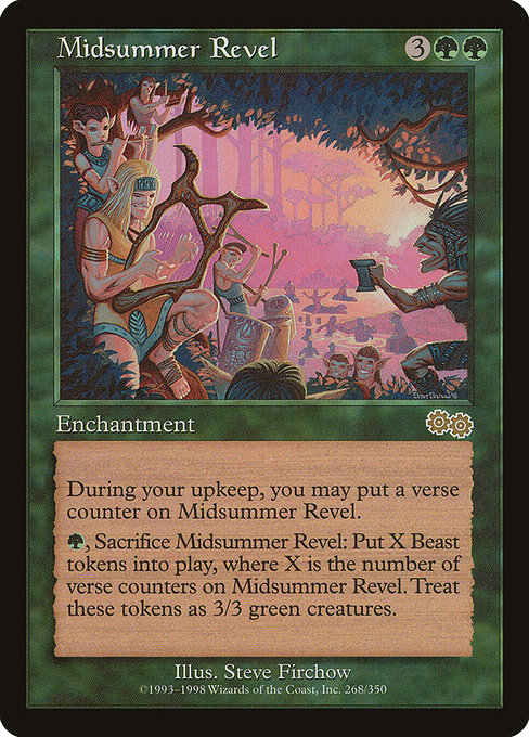 Midsummer Revel - Urza's Saga Rare Card