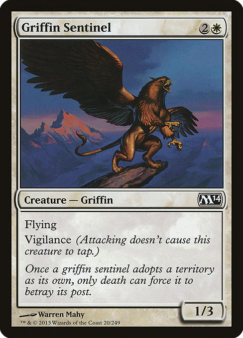 Griffin Sentinel - Magic 2014 Common Card