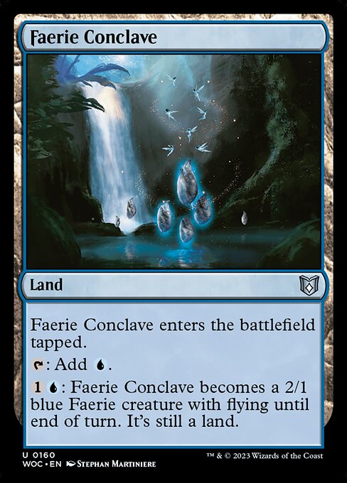 Faerie Conclave - Wilds of Eldraine Commander Uncommon Card
