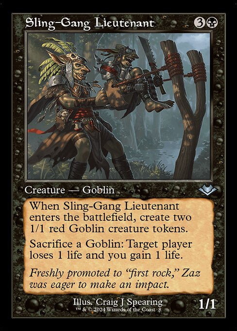 Sling-Gang Lieutenant - Modern Horizons 2 Timeshifts Uncommon Card