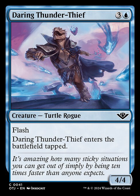 Daring Thunder-Thief - Outlaws of Thunder Junction Common Card