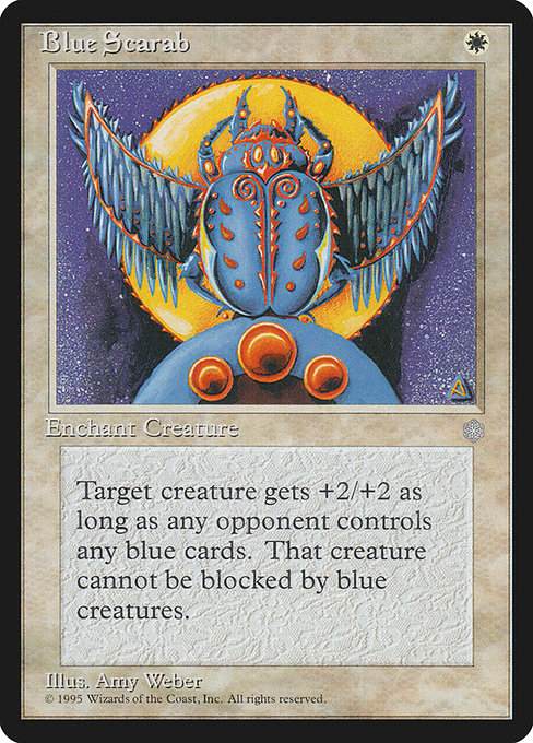Blue Scarab - Ice Age Uncommon Card