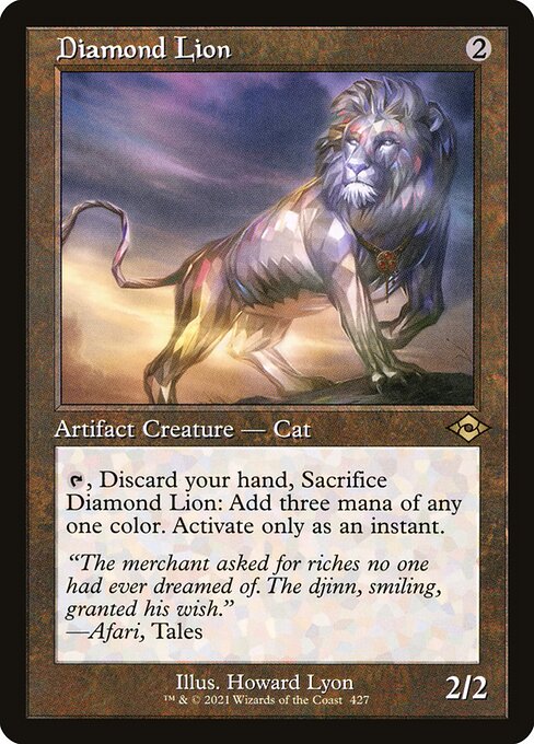 Diamond Lion - Modern Horizons 2 Rare Card