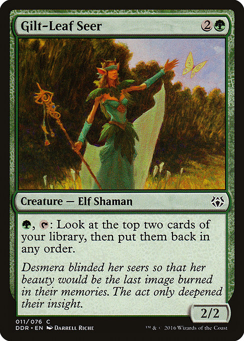 Gilt-Leaf Seer - Duel Decks: Nissa vs. Ob Nixilis Common Card