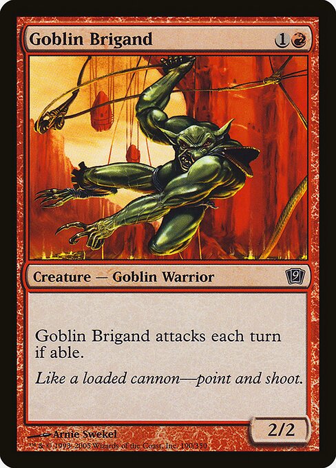 Goblin Brigand - Ninth Edition Common Card