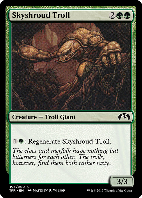 Skyshroud Troll - Tempest Remastered Common Card