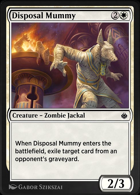 Disposal Mummy - Amonkhet Remastered Common Card