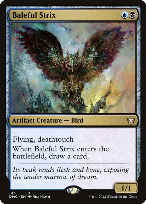 Baleful Strix - Dominaria United Commander Rare Card