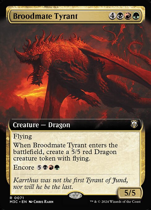 Broodmate Tyrant - Modern Horizons 3 Commander Rare Card