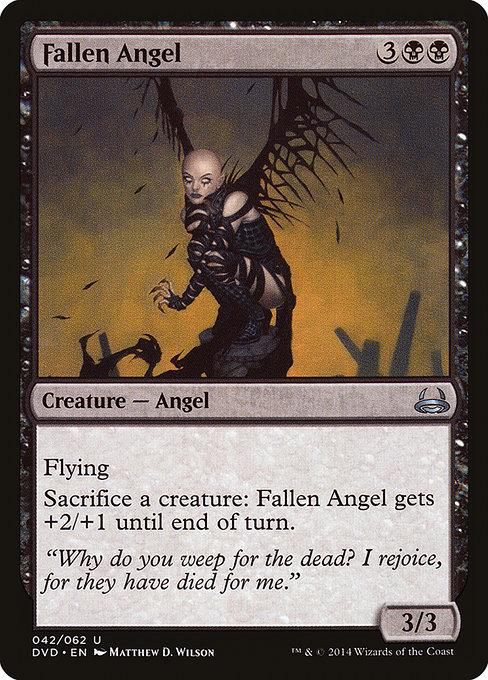 Fallen Angel - Duel Decks Anthology: Divine vs. Demonic Uncommon Card