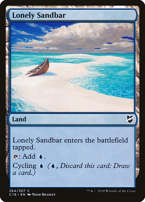Lonely Sandbar - Commander 2018 Common Card
