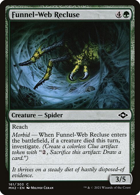 Funnel-Web Recluse - Modern Horizons 2 Common Card