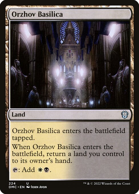 Orzhov Basilica - Dominaria United Commander Uncommon Card