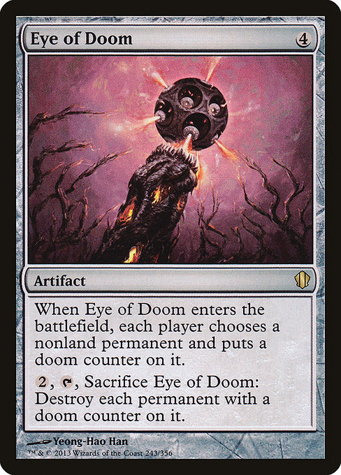 Eye of Doom - Commander 2013 Rare Card