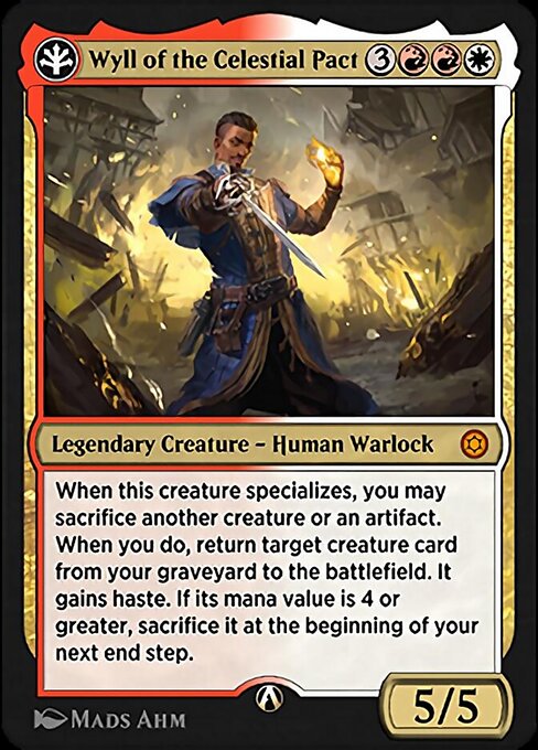 Wyll of the Celestial Pact - Alchemy Horizons: Baldur's Gate Mythic Card