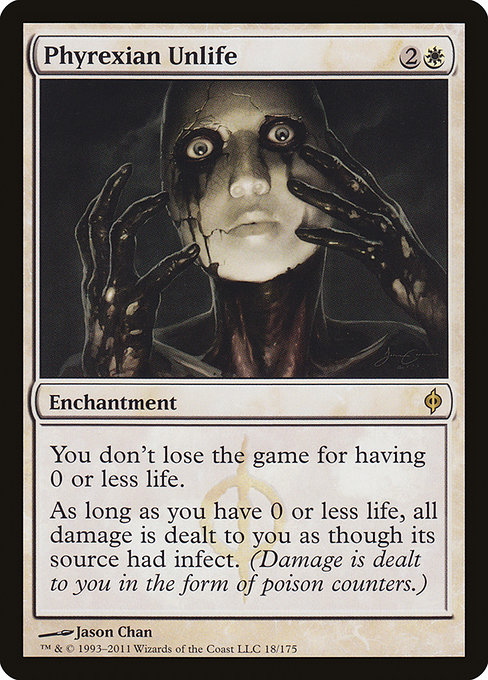 Phyrexian Unlife - New Phyrexia Rare Card