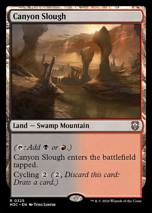 Canyon Slough - Modern Horizons 3 Commander Rare Card