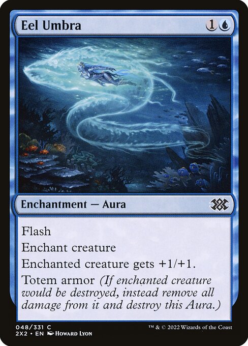 Eel Umbra - Double Masters 2022 Common Card