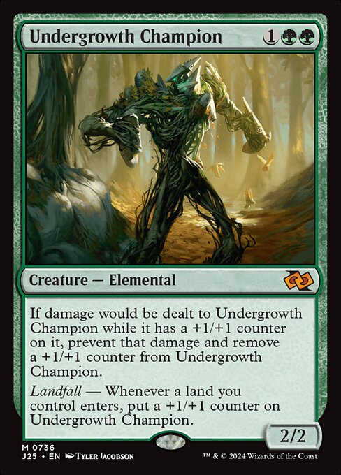 Undergrowth Champion - Foundations Jumpstart Mythic Card